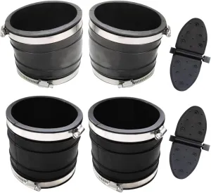 14358T Exhaust Bellow and Water Shutter Kit 4 Inches for MerCruiser Stern Drives 807166A1 44348T Tube Boot