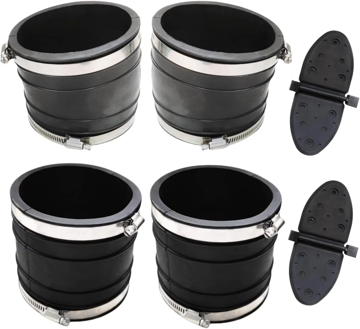 14358T Exhaust Bellow and Water Shutter Kit 4 Inches for MerCruiser Stern Drives 807166A1 44348T Tube Boot