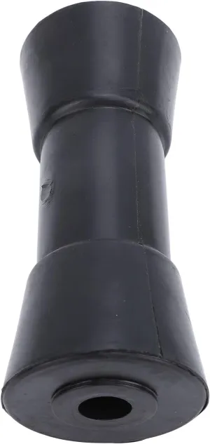 2 Pack 6 Inches Marine Keel Roller, Bow Roller Heavy Duty Boat Trailer Bow Stop Replacement Boat Trailer Parts Boat Trailer Accessories Black