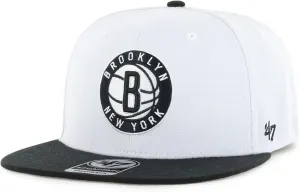 '47 Brooklyn Nets Two Tone No Shot Captain Adjustable Snapback Hat White/Black
