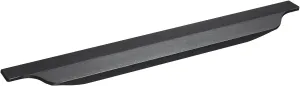 ACCURIDE 100006031 Black Anodised Drawer Handle Contour 445 mm, Handle Strip for Drawers, Aluminium