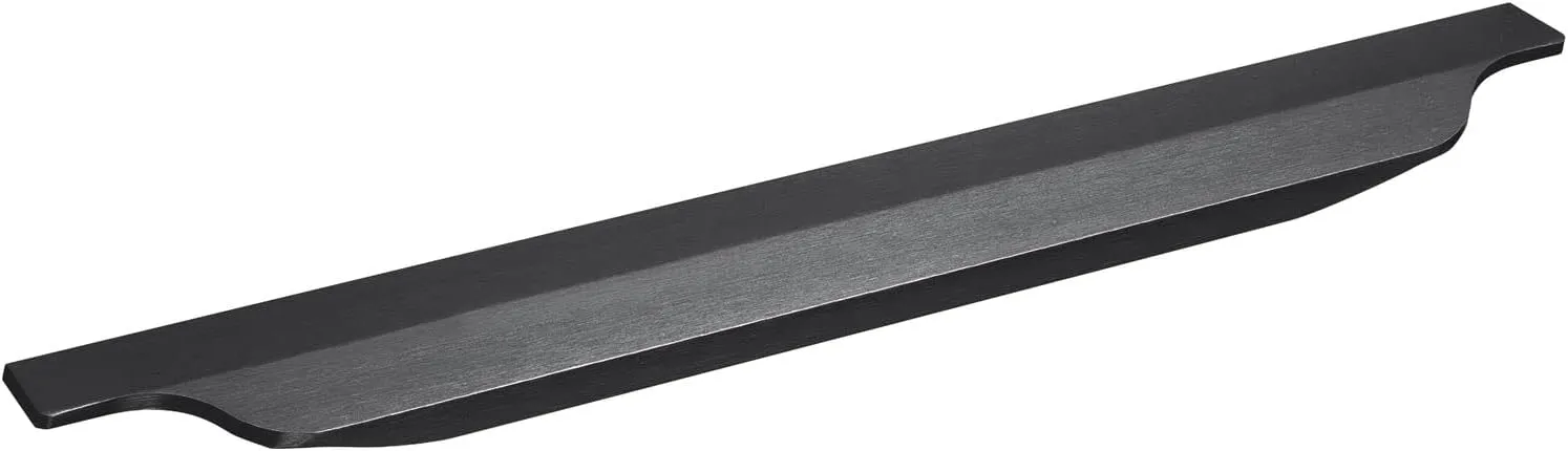 ACCURIDE 100006031 Black Anodised Drawer Handle Contour 445 mm, Handle Strip for Drawers, Aluminium