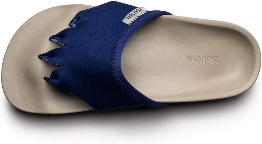 AKAISHI, five fingers room sandals for indoor exercise and yoga