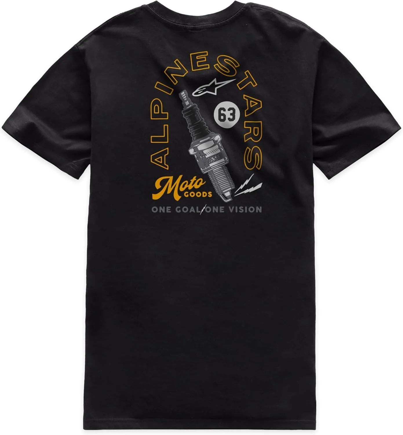Alpinestars 1214-73146-10-M: Sparky Csf Tee Black Md