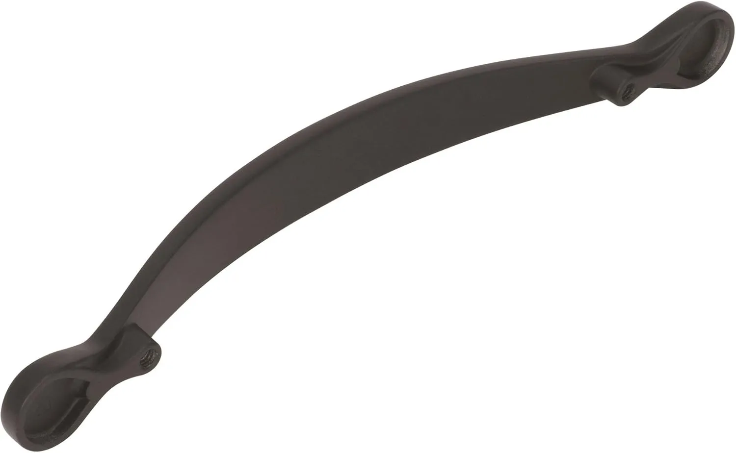 Amerock | Cabinet Pull | Matte Black | 5-1/16 inch (128 mm) Center to Center | Inspirations | 2 Pack | Drawer Pull | Drawer Handle | Cabinet Hardware