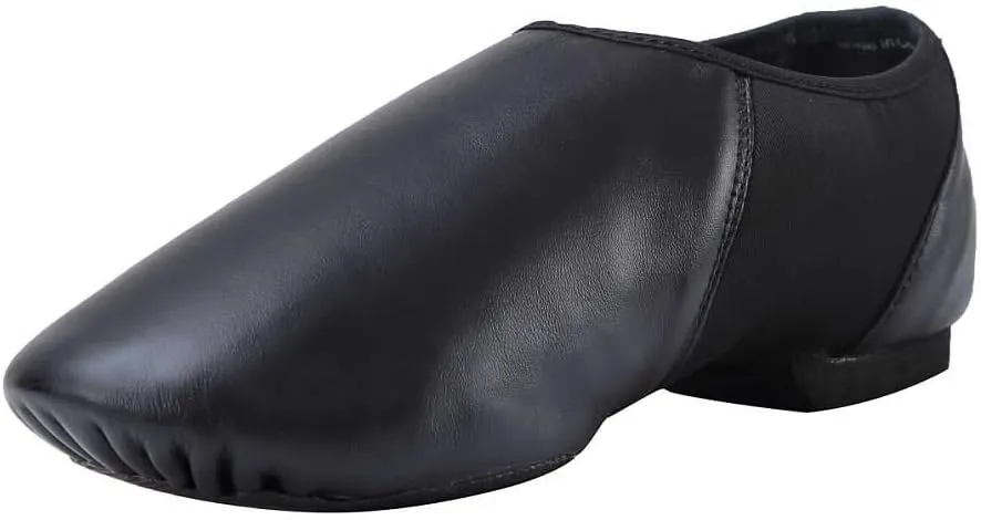 ARCLIBER Leather Slip On Jazz Shoe for Girls (Big Child/Little Child/Toddler)