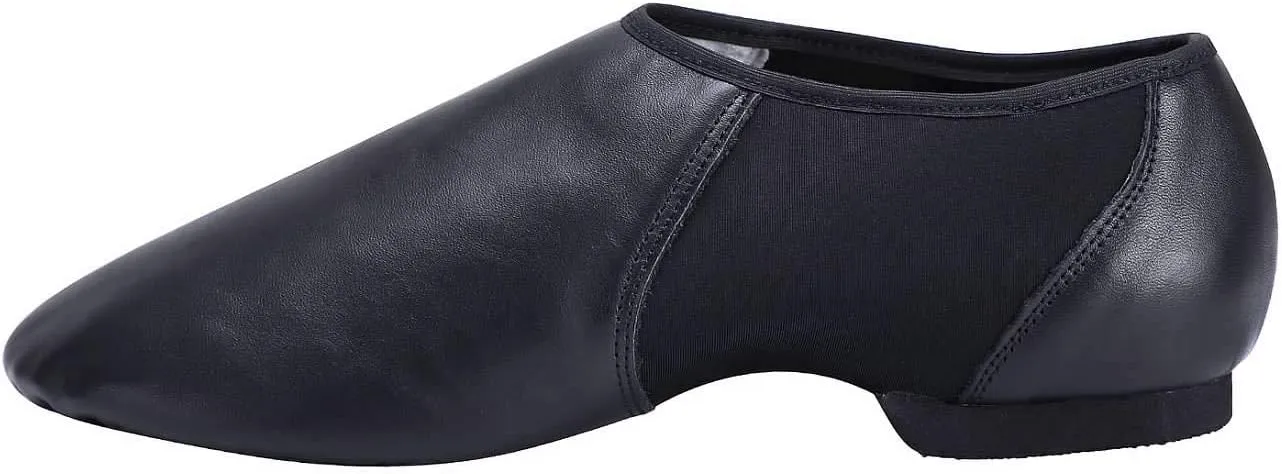 ARCLIBER Leather Slip On Jazz Shoe for Girls (Big Child/Little Child/Toddler)