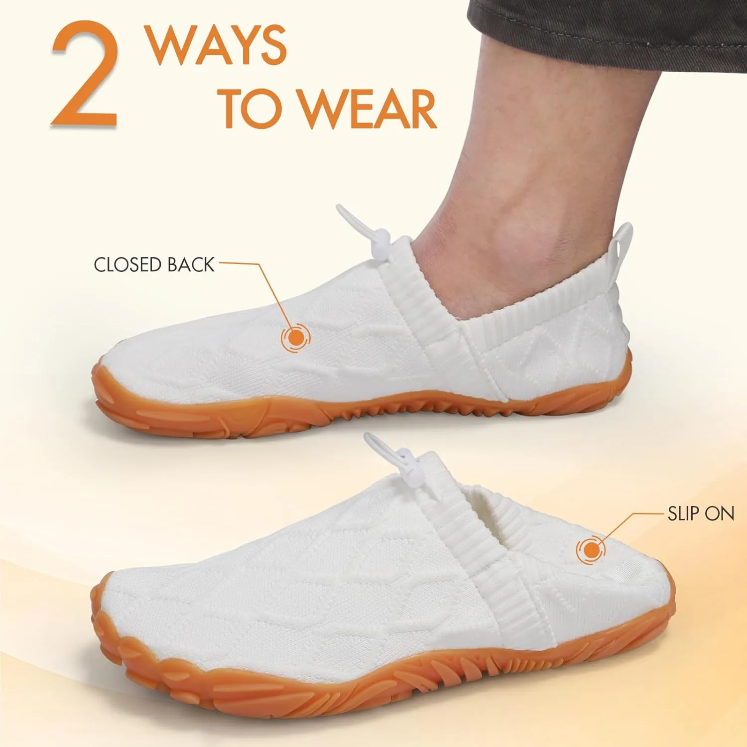 ATHMILE Barefoot Water Shoes for Women Men Hiking Aqua Swim Beach Pool River Boat Travel Walking