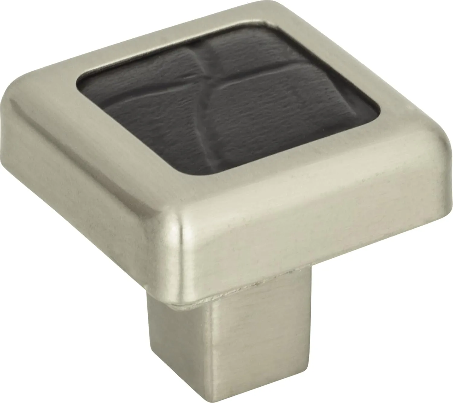 Atlas Homewares 3149-BL 1-1/4-Inch Paradigm Collection Cabinet Knob, Black Leather