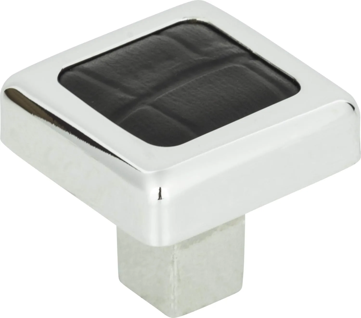 Atlas Homewares 3149-BL 1-1/4-Inch Paradigm Collection Cabinet Knob, Black Leather