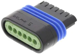 Automotive Connectors 6P FEM BLK CONN ASSY 150.2 SERIES (1 piece)