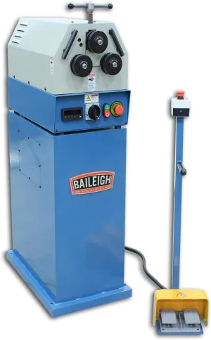 Baileigh R-M20-110 Single Pinch Roll Bender, 3-Phase 110V, 1hp Motor