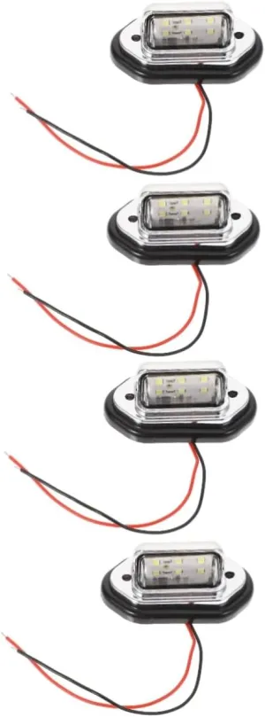 balacoo 2sets Led Boat Trailer Lights Marine Grade Material Waterproof for Boats 2pcs*2