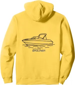 Bayliner Boat | Print On Back Pullover Hoodie