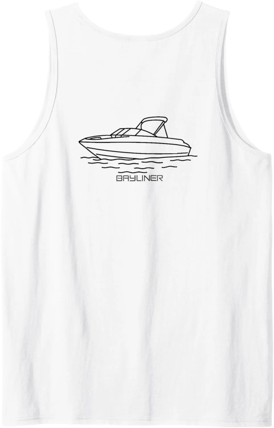 Bayliner Boat | Print On Back Tank Top
