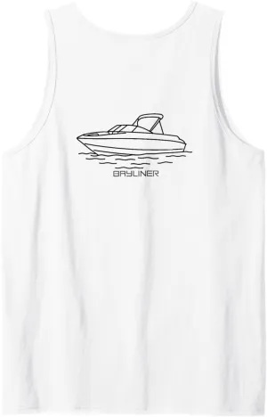 Bayliner Boat | Print On Back Tank Top
