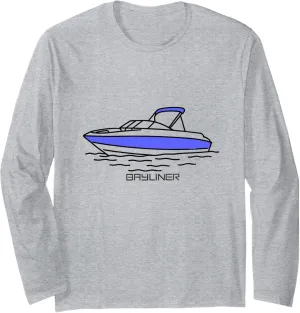 Bayliner Boat | Print On Front Long Sleeve T-Shirt
