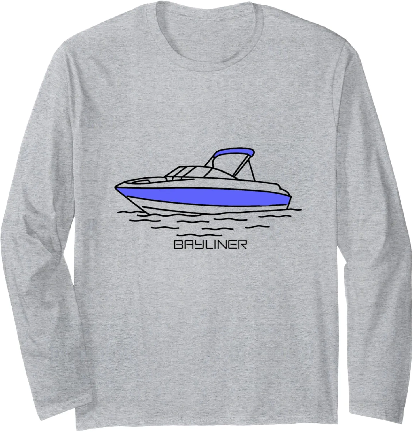 Bayliner Boat | Print On Front Long Sleeve T-Shirt
