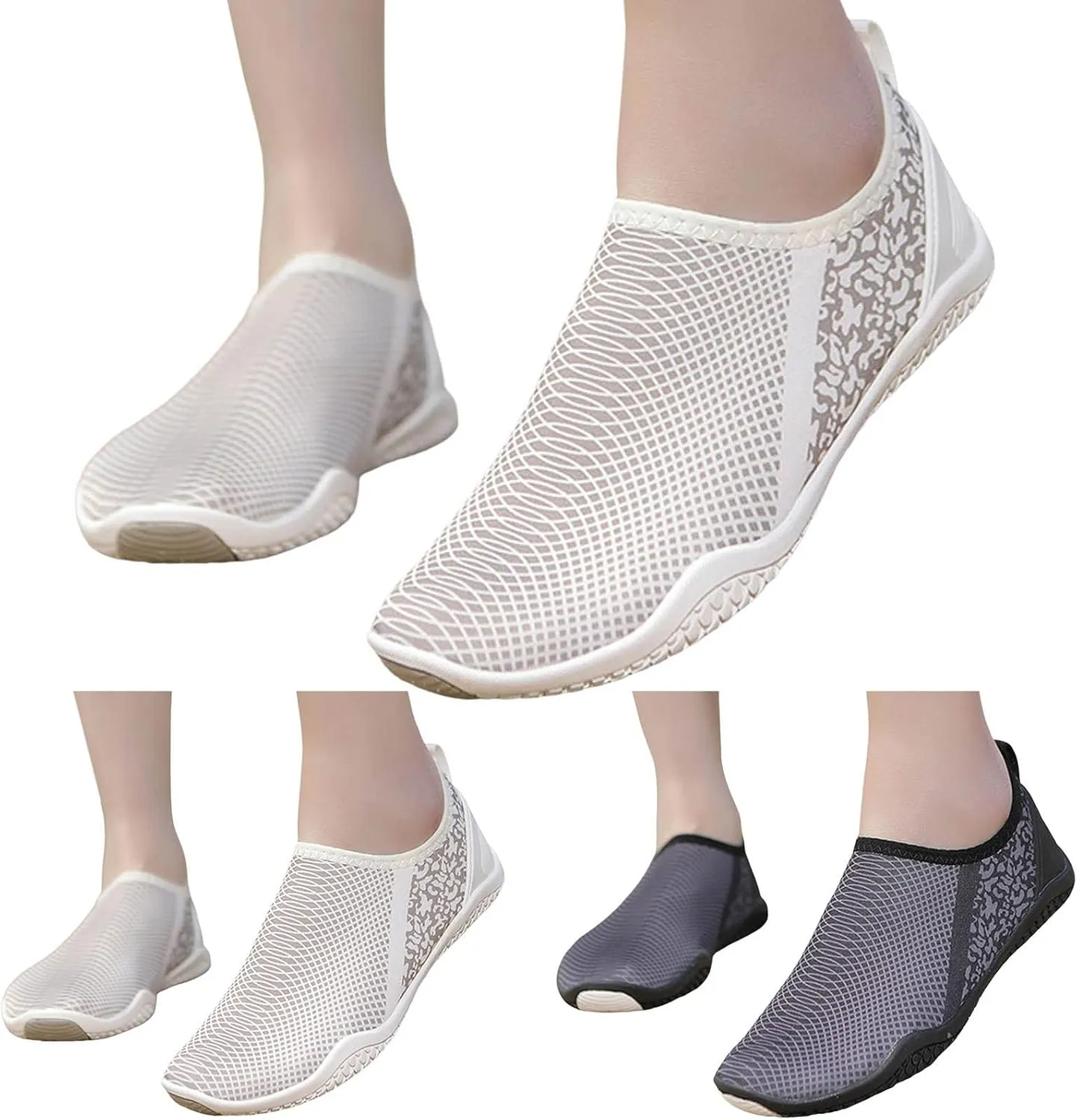 Beach Swim Shoes for Women Men Quick Dry Aqua Barefoot Pool Surf Yoga Hiking Kayaking Lightweight Breathable Non Slip Water Sports