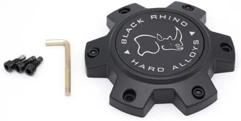 Black Rhino Hard Alloys CAP BR 6/135/140 FLAT MATTE BLACK (M873) - CCBR613540MBFLAT
