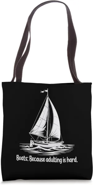 Boat Sailing Boating Sailor catamaran Sailing Tote Bag