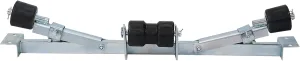 Boat Trailer Bottom Support Bracket with Keel Rollers for Safe Towing, Adjustable and Heavy-Duty, 1102lb Capacity