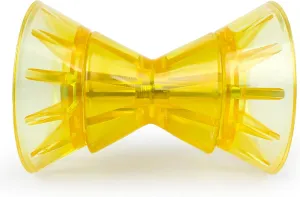 Boat Trailer Roller,3inch/4inch Boat Rollers for Trailer,Bow Roller with Bells and Bolt,1/2 in Shaft Boat Trailer Bow Stop, Great for Boat Trailer Bracket(Black/Blue/Orange/Yellow)