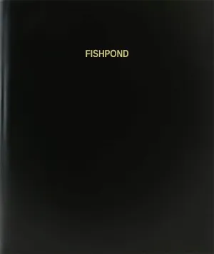 BookFactory Fishpond Log Book/Journal/Logbook - 120 Page, 8.5''x11'', Black Hardbound (XLog-120-7CS-A-L-Black(Fishpond Log Book))