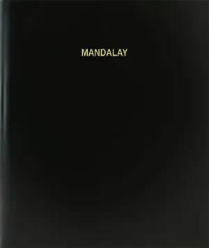 BookFactory Mandalay Log Book/Journal/Logbook - 120 Page, 8.5''x11'', Black Hardbound (XLog-120-7CS-A-L-Black(Mandalay Log Book))