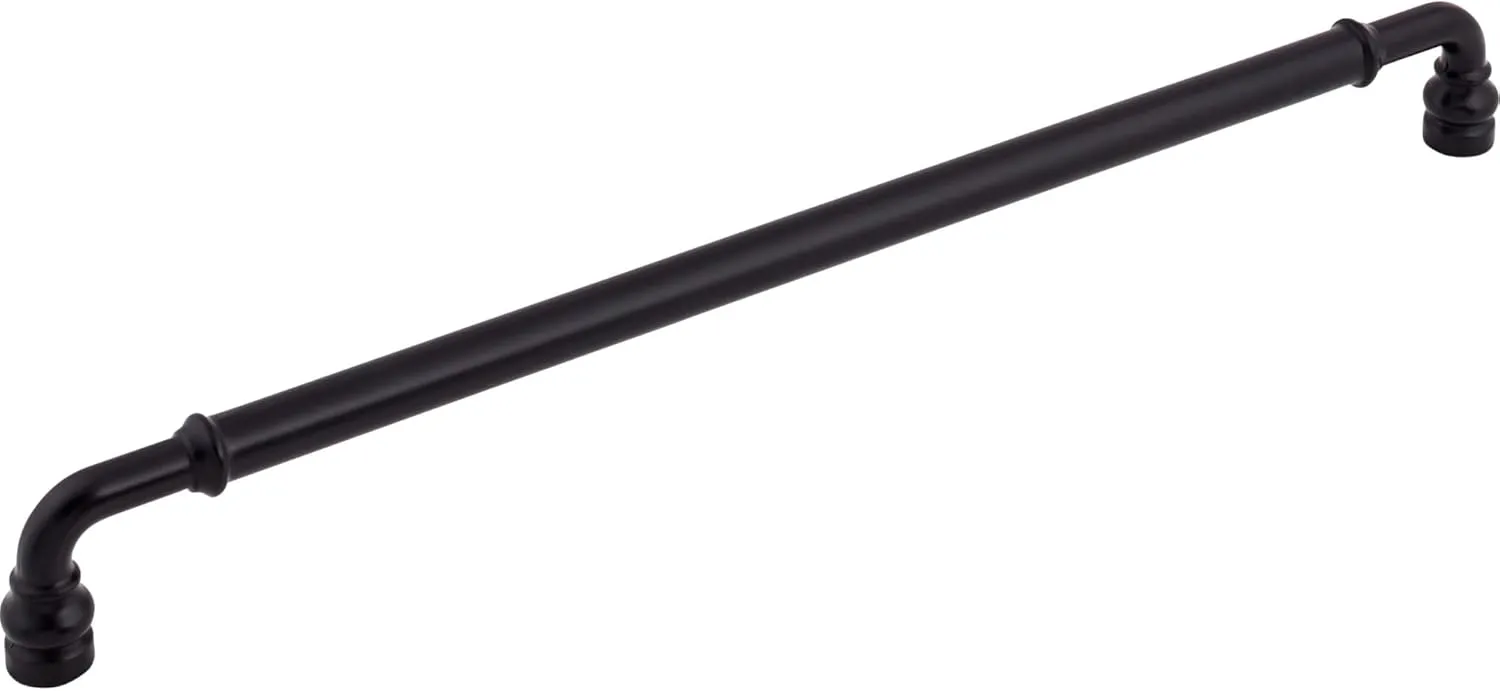 Brixton Cabinet Pull - 12" Center-to-Center in Flat Black