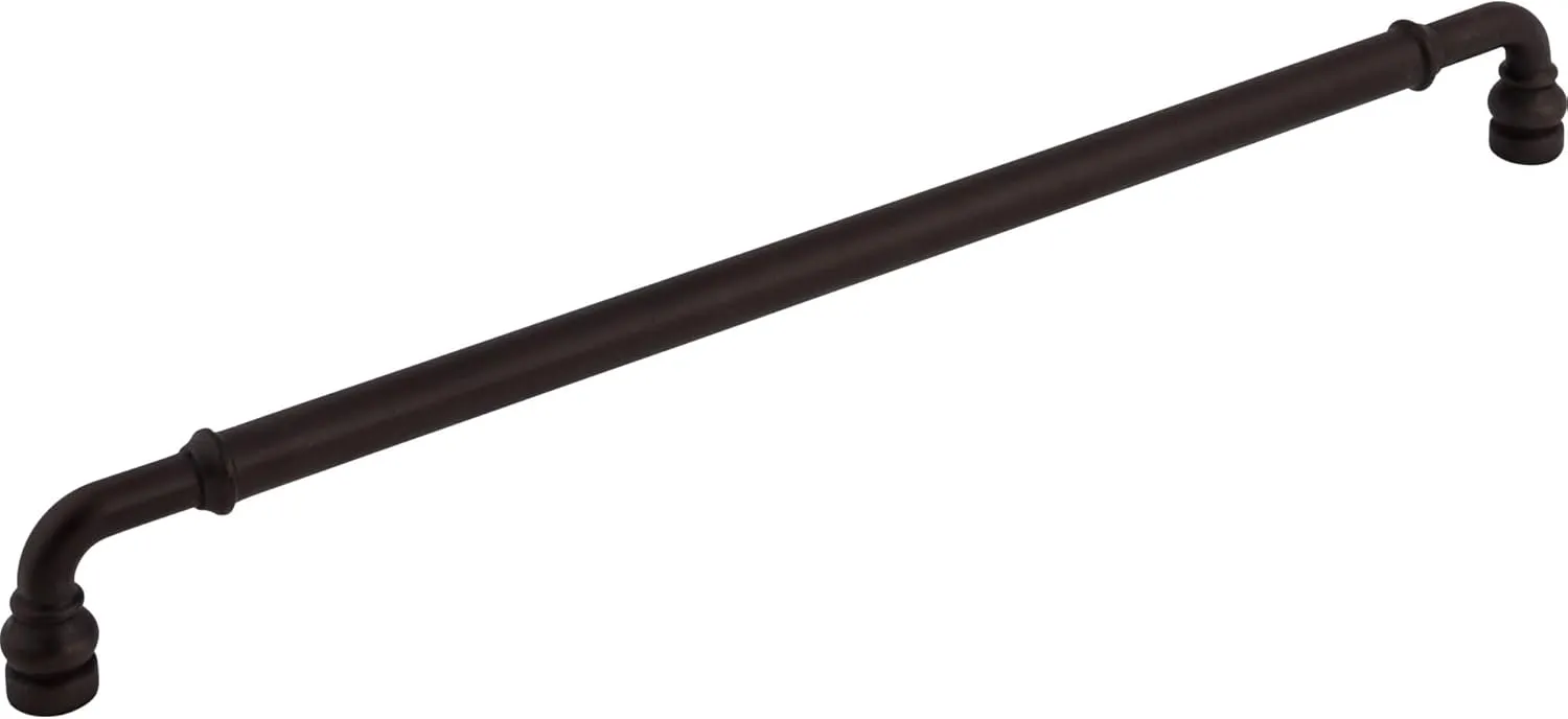 Brixton Cabinet Pull - 12" Center-to-Center in Flat Black