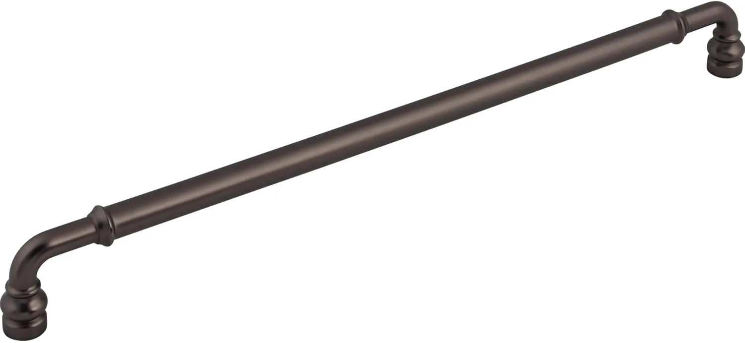 Brixton Cabinet Pull - 12" Center-to-Center in Flat Black