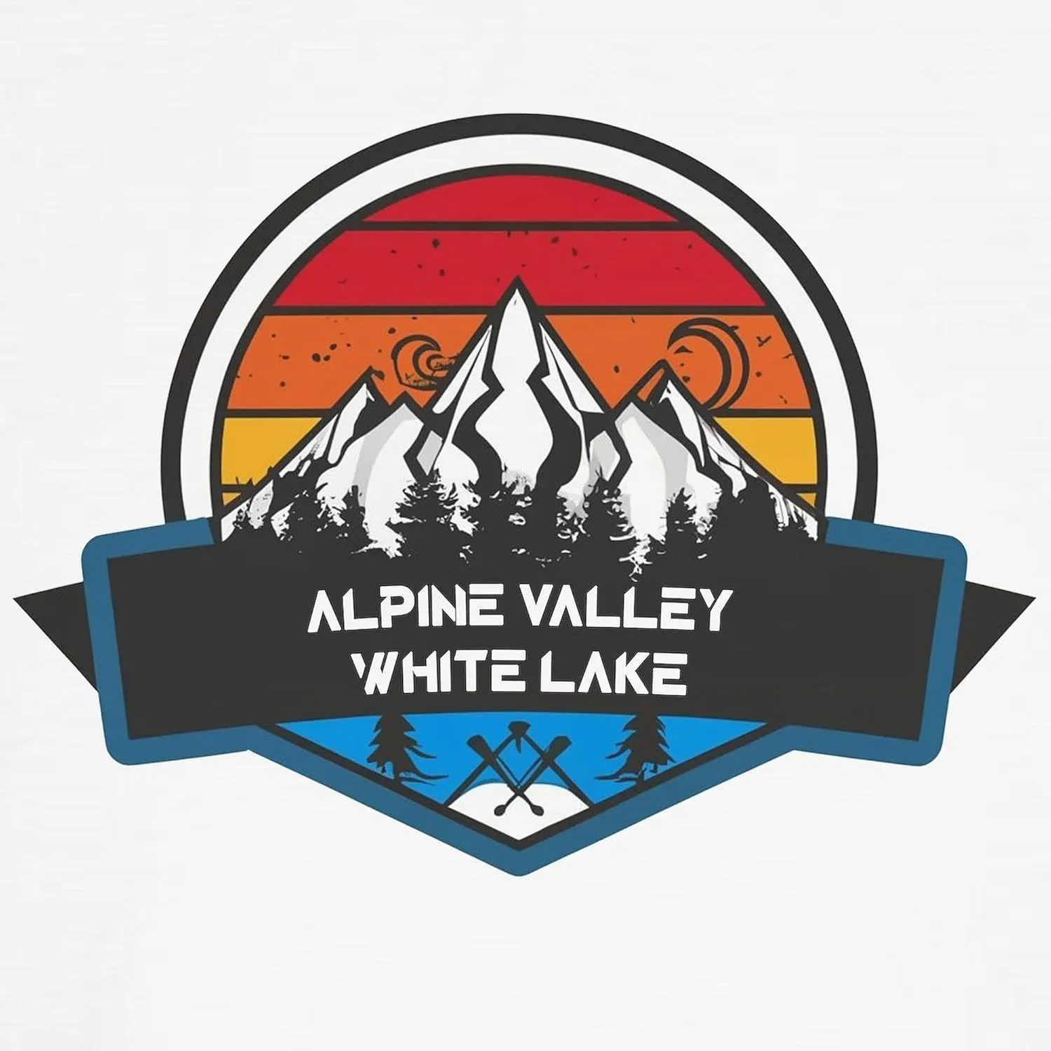 CafePress Alpine Valley White Lake Michigan Dog T Shirt Dog T-Shirt, Pet Clothing, Funny Dog Costume