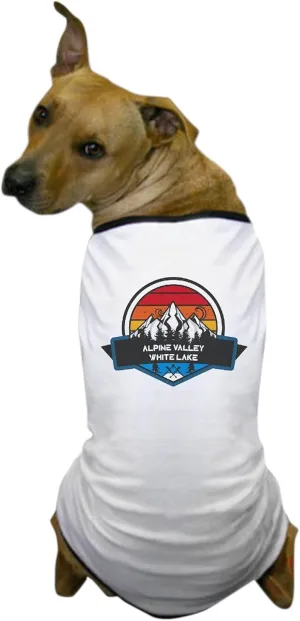 CafePress Alpine Valley White Lake Michigan Dog T Shirt Dog T-Shirt, Pet Clothing, Funny Dog Costume