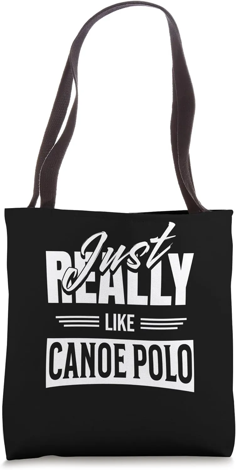Canoe Polo Splashy Polo Aquatic Polo Canoe Polo Tote Bag