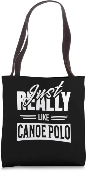 Canoe Polo Splashy Polo Aquatic Polo Canoe Polo Tote Bag
