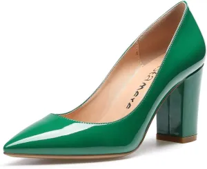 Castamere Womens High Heel Pointed Toe Slip-on Pumps 8CM