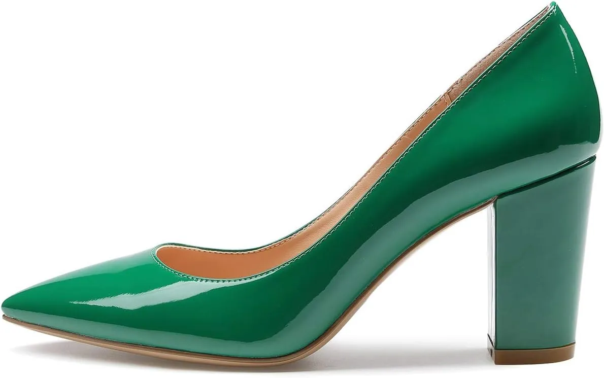 Castamere Womens High Heel Pointed Toe Slip-on Pumps 8CM