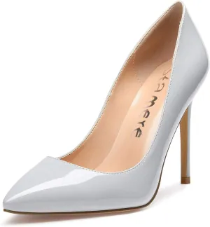Castamere Womens High Heels Pointed-Toe Slip-on Stilettos Pumps 4Inch Heel Shoes
