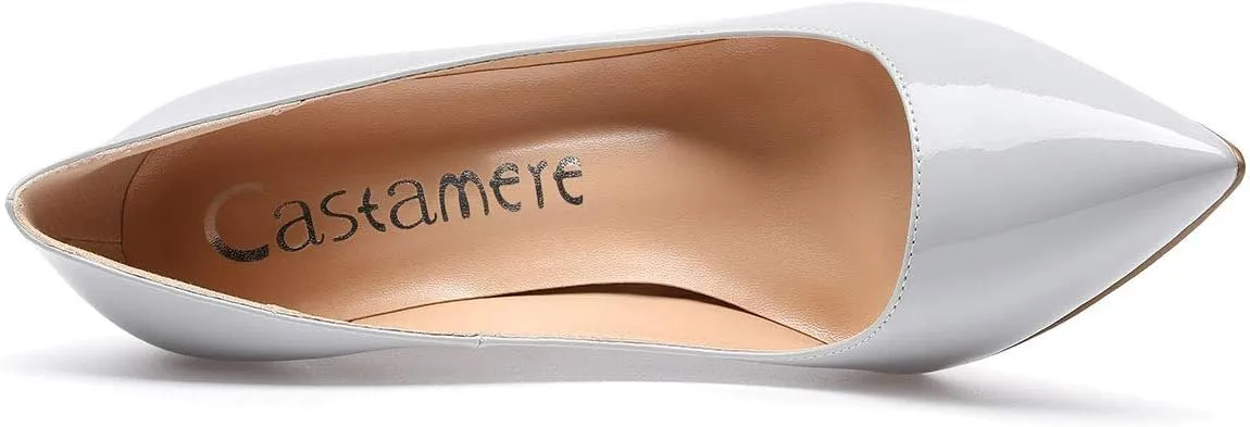 Castamere Womens High Heels Pointed-Toe Slip-on Stilettos Pumps 4Inch Heel Shoes