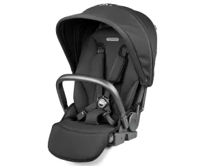 City Loop Full-Size Reversible Stroller seat-Holds up to 50 lbs-True Black (Black)