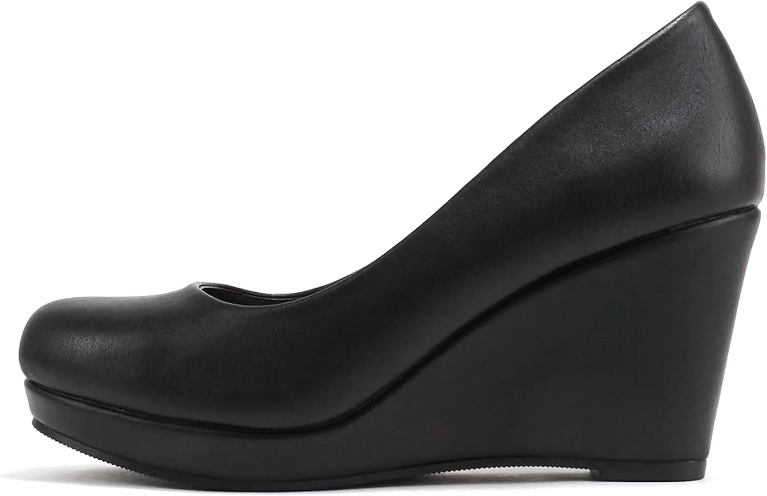 CITYCLASSIFIED Mark/Thomas ~ Womens Mary Jane Strap Comfortable Office Dress Platform Wedge Pump Heel Shoes