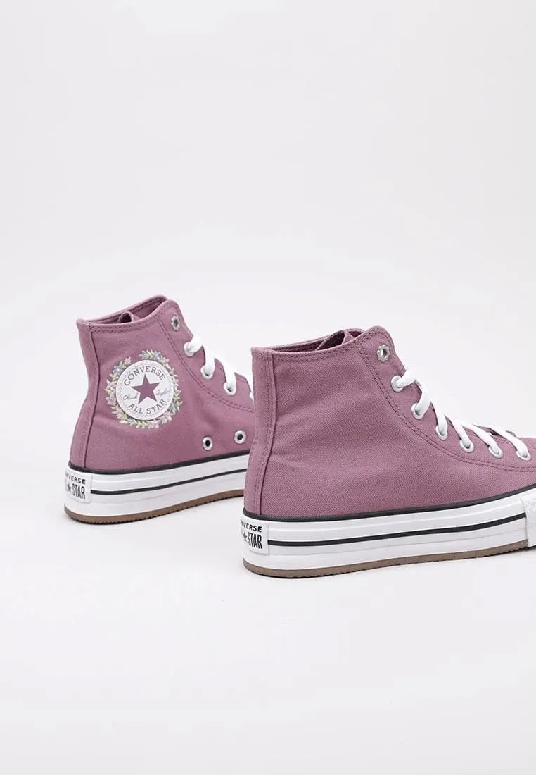 Converse Chuck Taylor All Star Eva Lift - Girls' Grade School (A04753C, Pink/Green/Dreamy Dahlia)