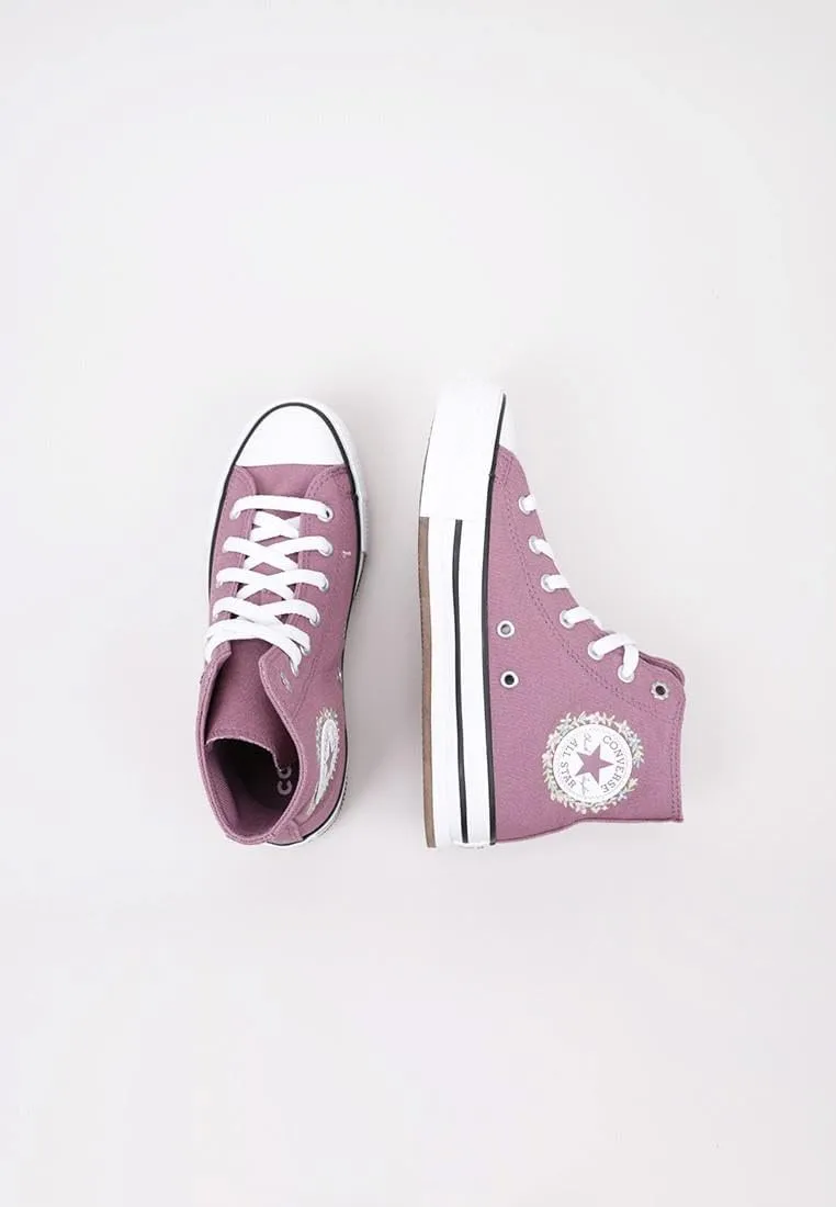 Converse Chuck Taylor All Star Eva Lift - Girls' Grade School (A04753C, Pink/Green/Dreamy Dahlia)