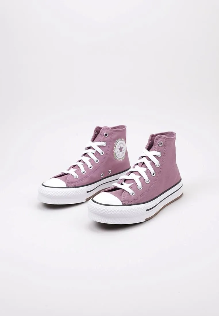 Converse Chuck Taylor All Star Eva Lift - Girls' Grade School (A04753C, Pink/Green/Dreamy Dahlia)