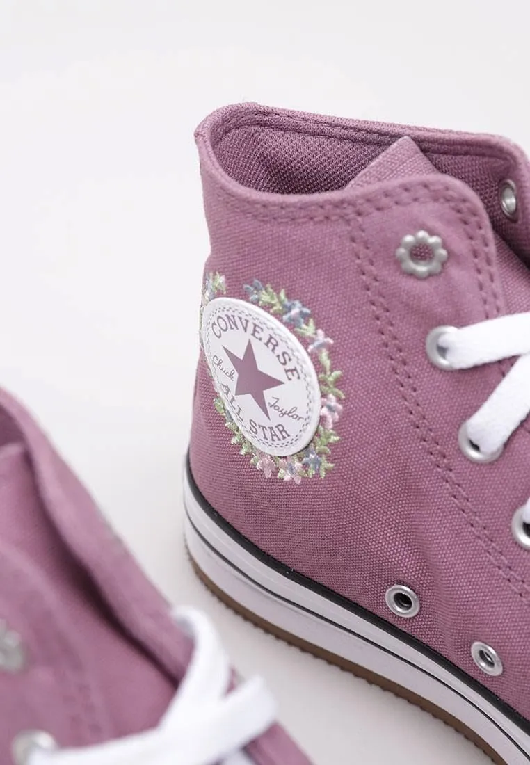 Converse Chuck Taylor All Star Eva Lift - Girls' Grade School (A04753C, Pink/Green/Dreamy Dahlia)