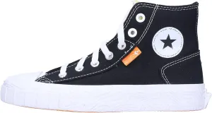 Converse Unisex-Adult Chuck Taylor All Star Vintage Washed Twill Double Zip Ox (Black White Orange, us_Footwear_Size_System, Adult, Men, Numeric, Medium, Numeric_11_Point_5) 11.5