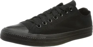 Converse Unisex Chuck Taylor All Star Low Shield, Black/Black, 9 Women/7 Men