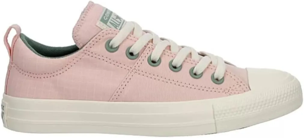 Converse Unisex Chuck Taylor All Star Madison Ox Low Canvas Sneaker - Lace up Closure Style - Donut Glaze/Admiral Elm/Egret 7