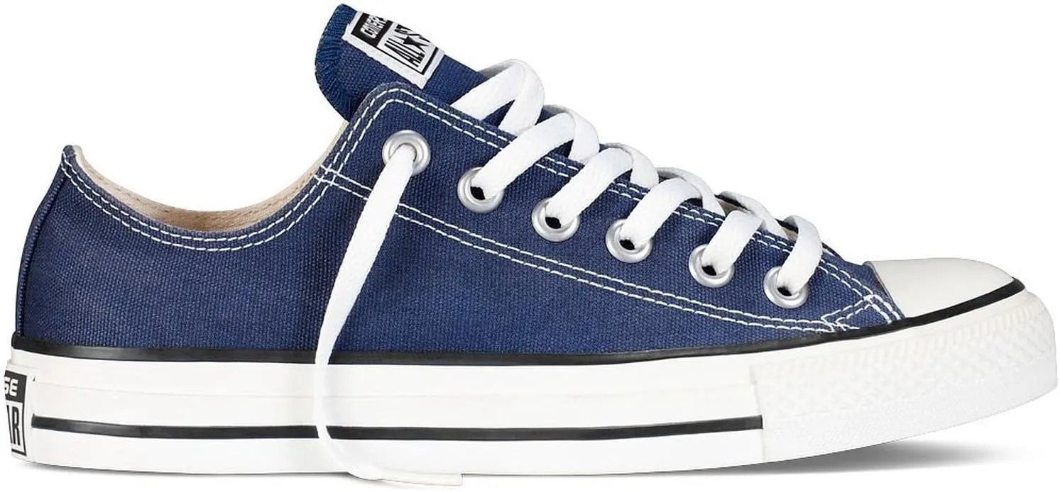 Converse Unisex Shoes All Star Low Top Navy Blue Skateboarding Sneakers (10.5 B(M) US Women / 8.5 D(M) US Men)